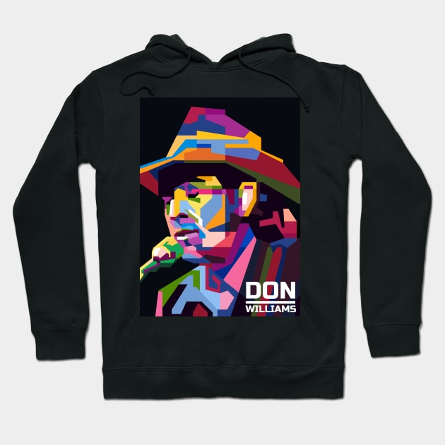 Abstract Country Legend Musician Hoodie by smd90